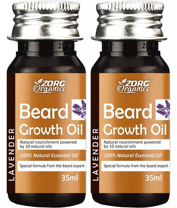 Zorg Organics - 70mL Promotes Beard Growth Beard Oil ( Pack of 2 )