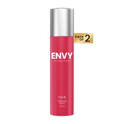 ENVY Pack of 2 Fleur Perfumes for Women - 60ml Each