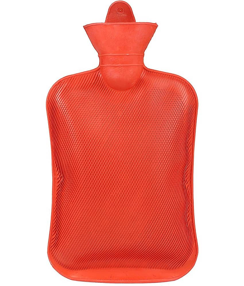Max Plus Rubber Hot Water Bag For Pain Relief (Pack of 1) Assorted Colours