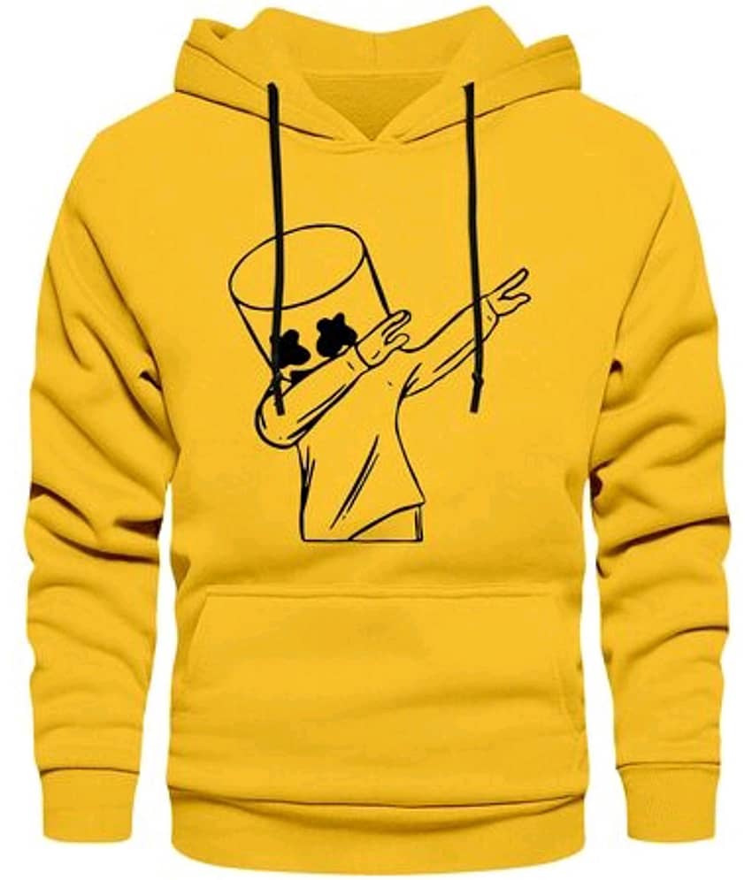 Try This Cotton Blend Hooded Men's Sweatshirt - Pink ( Pack of 1 )