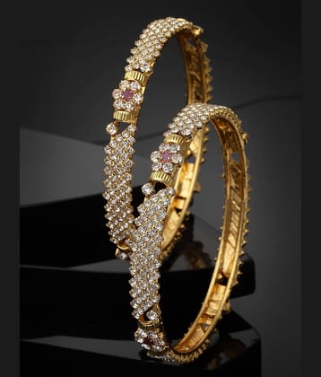 Sukkhi White Bangle Set ( Pack of 2 )