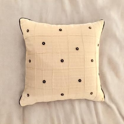 Preetier Velvet Cotton Slub Cushion Cover, Stain-Resistant, Cosy Decor for Living Room, Bedroom, Dining Room, Office, Outdoor (Autumn Glow, 16x16)