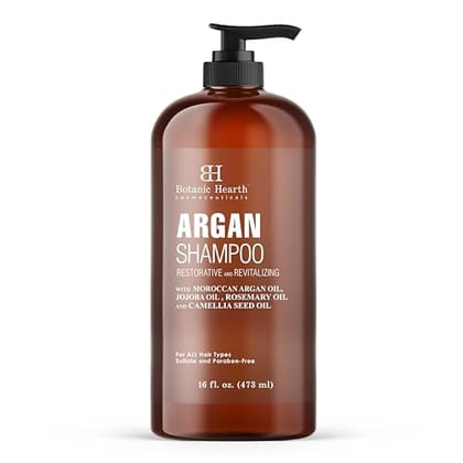 Botanic Hearth Argan Shampoo, Hydrating & Volumizing, Sulfate & Paraben Free, All Hair Types & Color Treated Hair, Men and Women 16 fl oz Botanic Hearth Argan Shampoo, Hydrating & Volumizing, Sulfate & Paraben Free, All Hair Types & Color Treated Hair, M