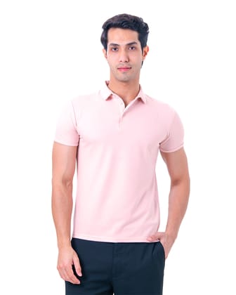 Cardinal Polo Twill-Peach Fuzz / XS