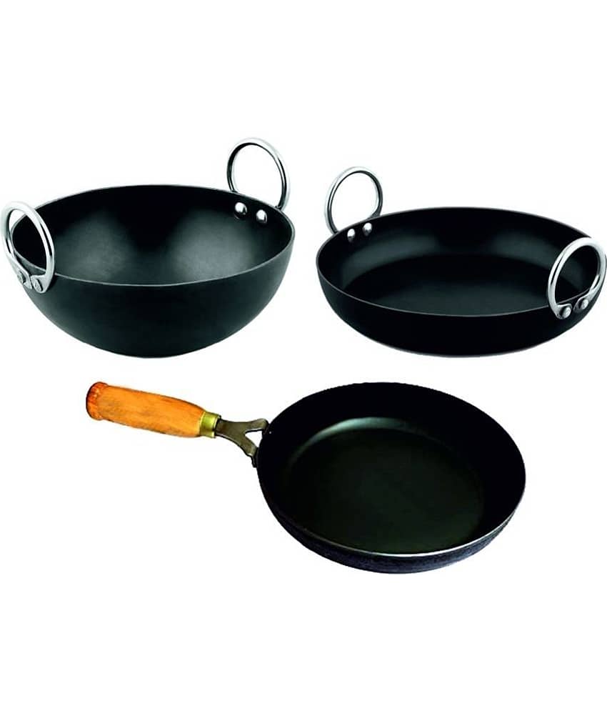 Veer - Iron Deep Kadhai 2 mm ( 1000 ) L