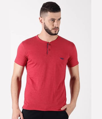 Force NXT Pack of 1 Cotton Regular Fit Men's T-Shirt ( Red )