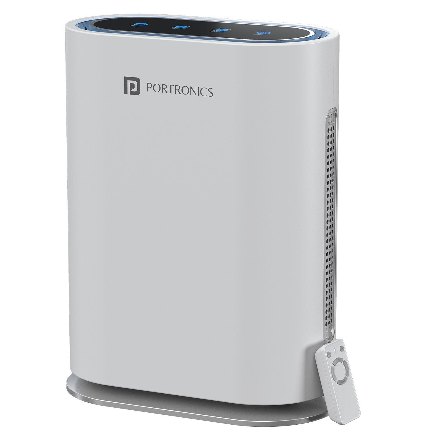 Portronics Air X, 3-in-1 H13 True HEPA Air Purifier for Home & Office, Removes 99.95% PM0.3 to PM10, Dust & Smoke, UV Sterilization & Ionizer - White