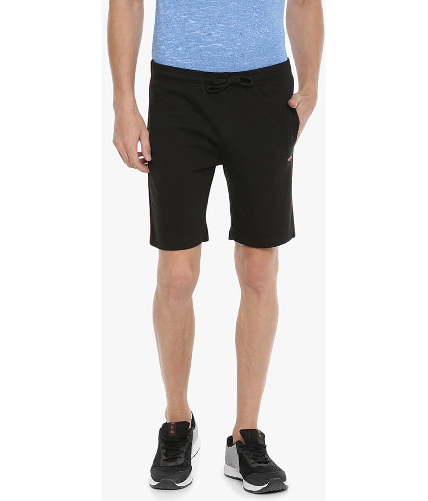 Force NXT - Black Cotton Men's Shorts ( Pack Of 1 )