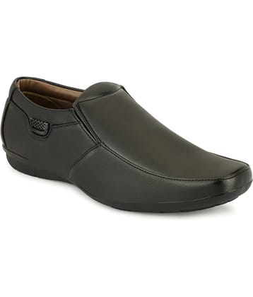 MARKRANGE - Black Men's Slip On Formal Shoes