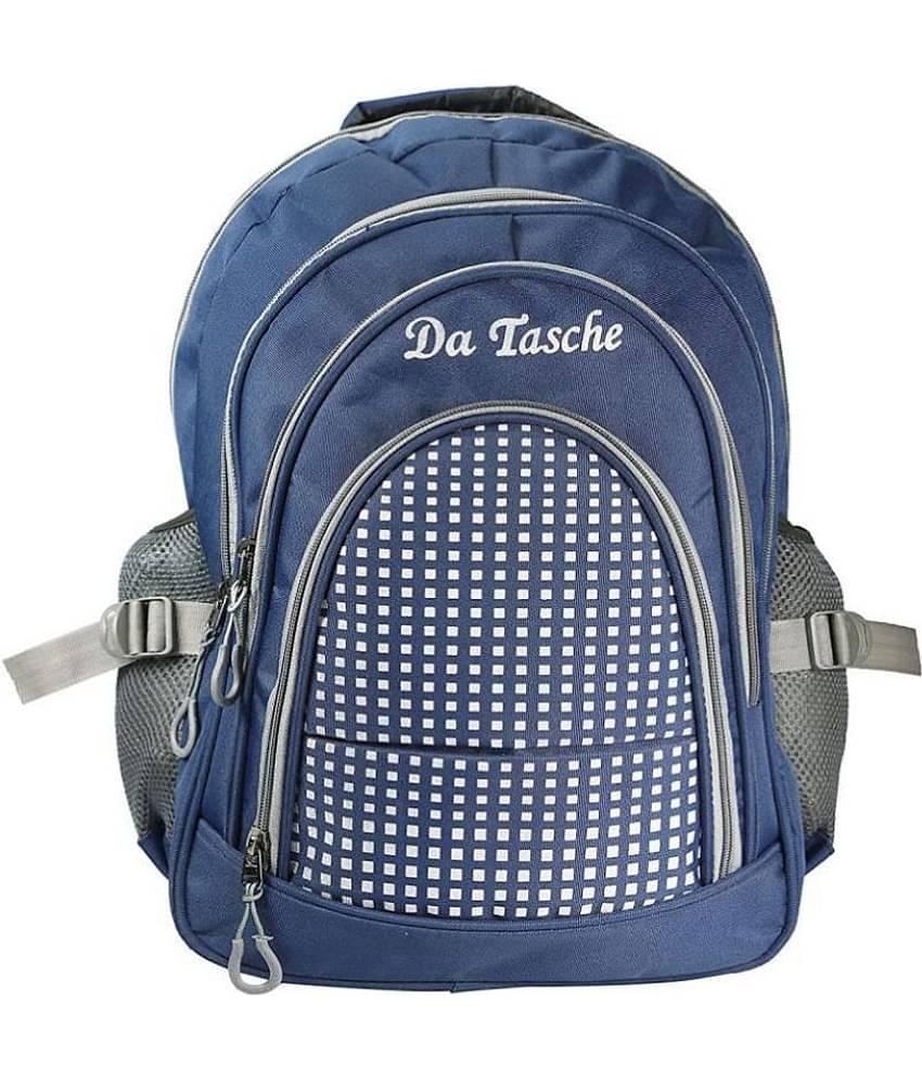 Da Tasche - Navy Blue Polyester Backpack For Kids