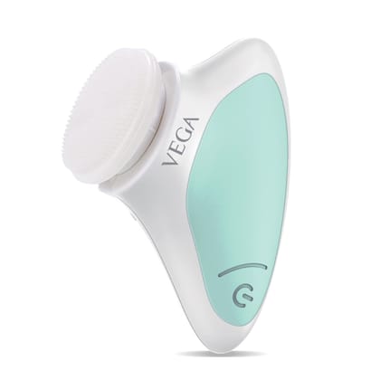 VEGA VHFC-03 Cleanse Pro Facial Cleanser & Massager with Sonic Vibration Technique for Deep Cleansing, Makeup Removal & Exfoliation, 2 Speed Settings, IPX 6 Washable, Battery Powered