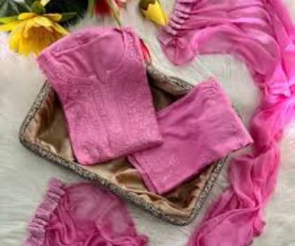 Lucknow Handwork Chikankari  Palazzo Set