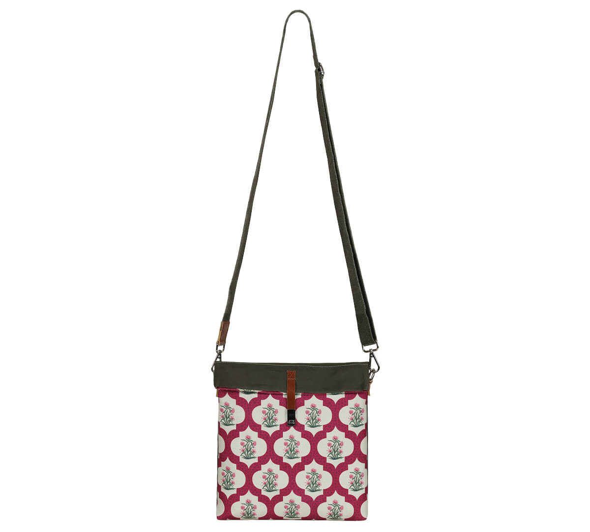 Poppy Flower Scarlet Sling Bag