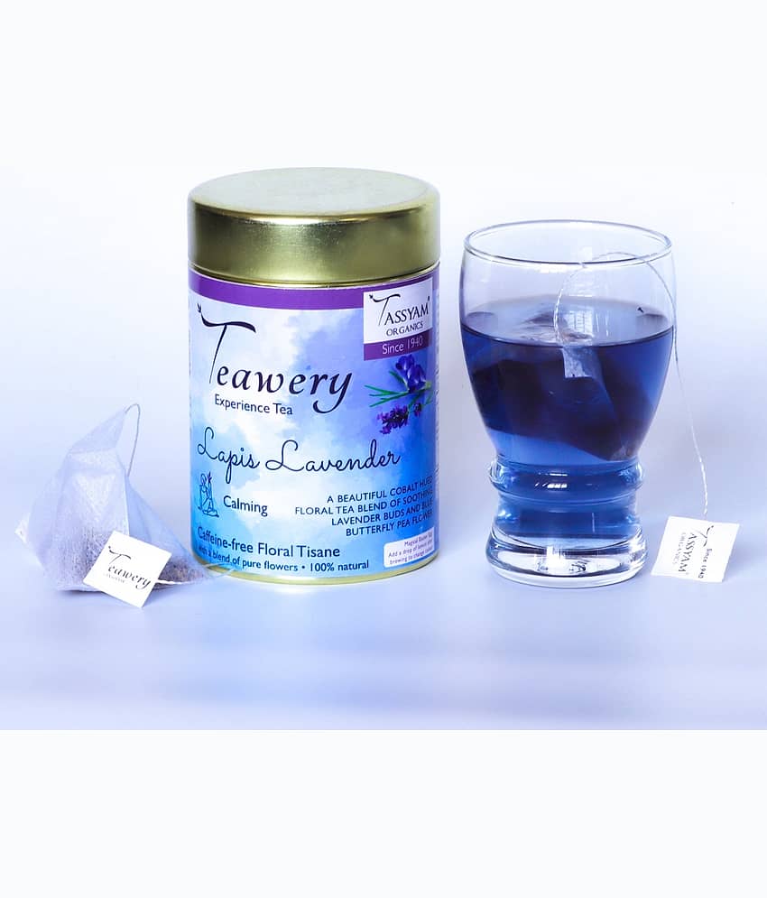 Tassyam Dried Butterfly Pea Flower Tea Bags 40 gm