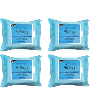 Lenon Beauty Swiss Beauty Wet Wipes ( 120 Pcs ) Pack of 4