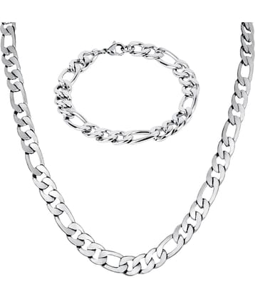 FASHION FRILL - Silver Plated Chain ( Pack of 2 )