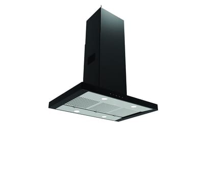 Faber 1000m3/hr Ceiling Mounted Chimney (JANUS ISOLA BK 90, Black), Free 1 Year Extended warranty Faber 1000m3/hr Ceiling Mounted Chimney (JANUS ISOLA BK 90, Black), Free 1 Year Extended warranty - Black