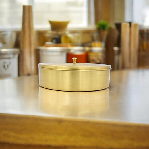 Brass Spice Box with 7 Compartments