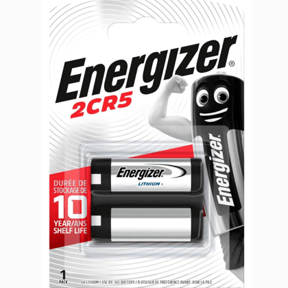 Energizer 2CR5 Lithium Batteries 6V - Pack of 1
