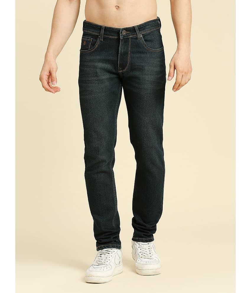 HJ HASASI Regular Fit Washed Men's Jeans - Charcoal ( Pack of 1 )