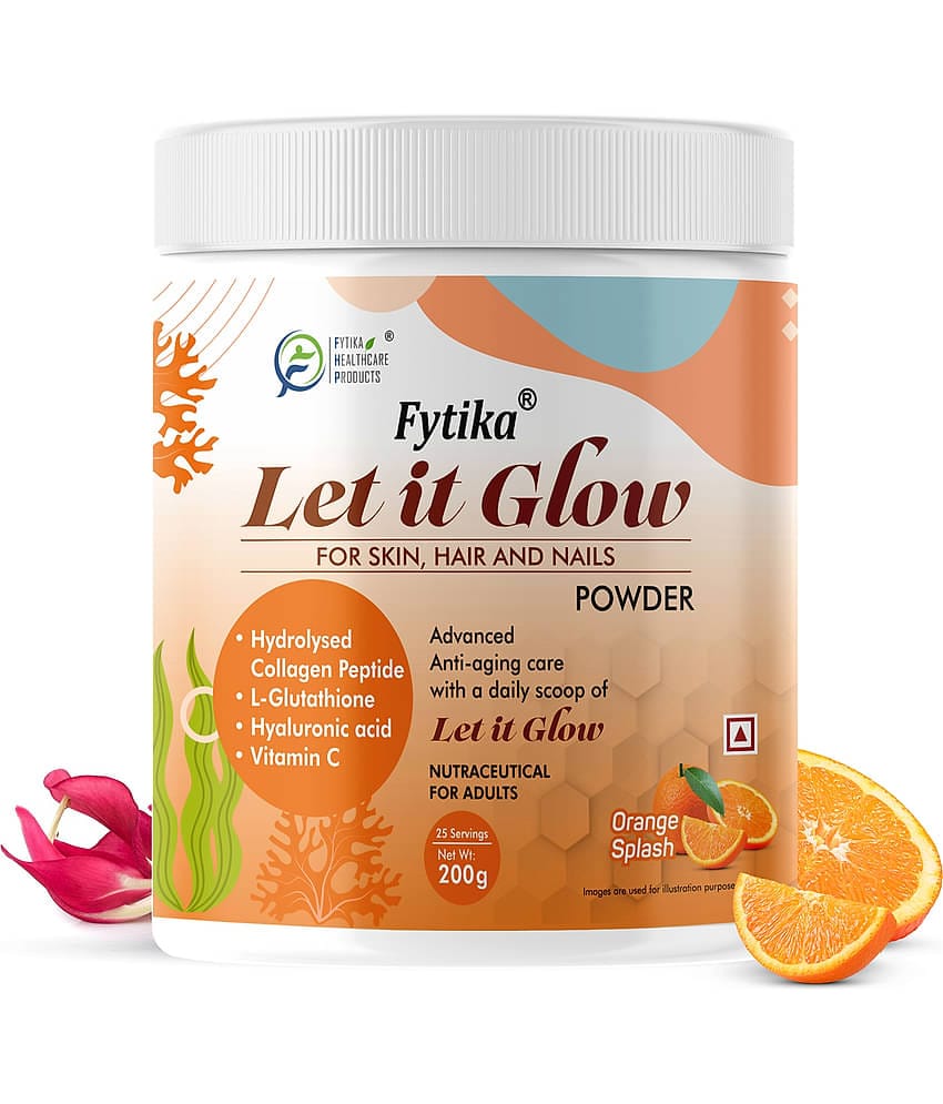 Fytika Let it Glow Orange Splash, Collagen Powder-200G