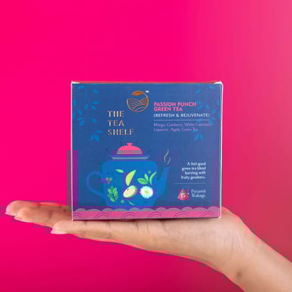Passion Punch Green Tea - 15 Pyramid Teabags