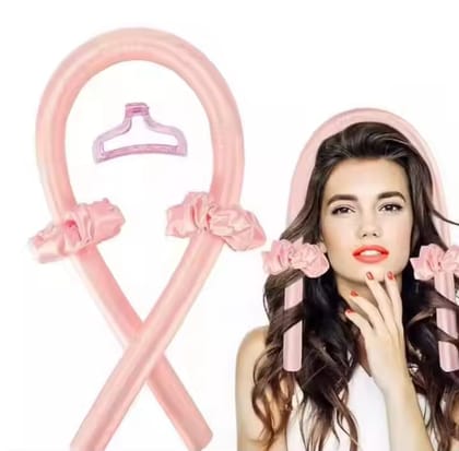 ENZAMOL Satin Heatless Curling Rod Headband With Accessory Hair Roller Curler Curlers Rollers for Women No Heat Curlers for Long Hair Curler Without Heat Heatless Curls Headband Heatless Curler ENZAMOL Satin Heatless Curling Rod Headband With Accessory H