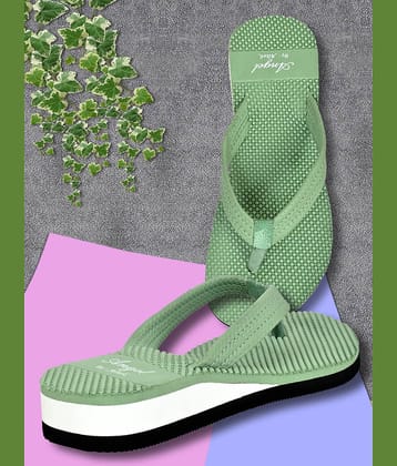 Altek Green Women's Massage Flip Flop