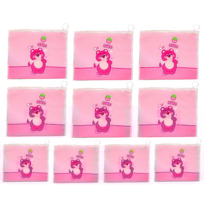 PACK OF 10 | Lotso Theme Transparent Folder Pouch for Return Gift -19 per pc- (Prepaid Only)