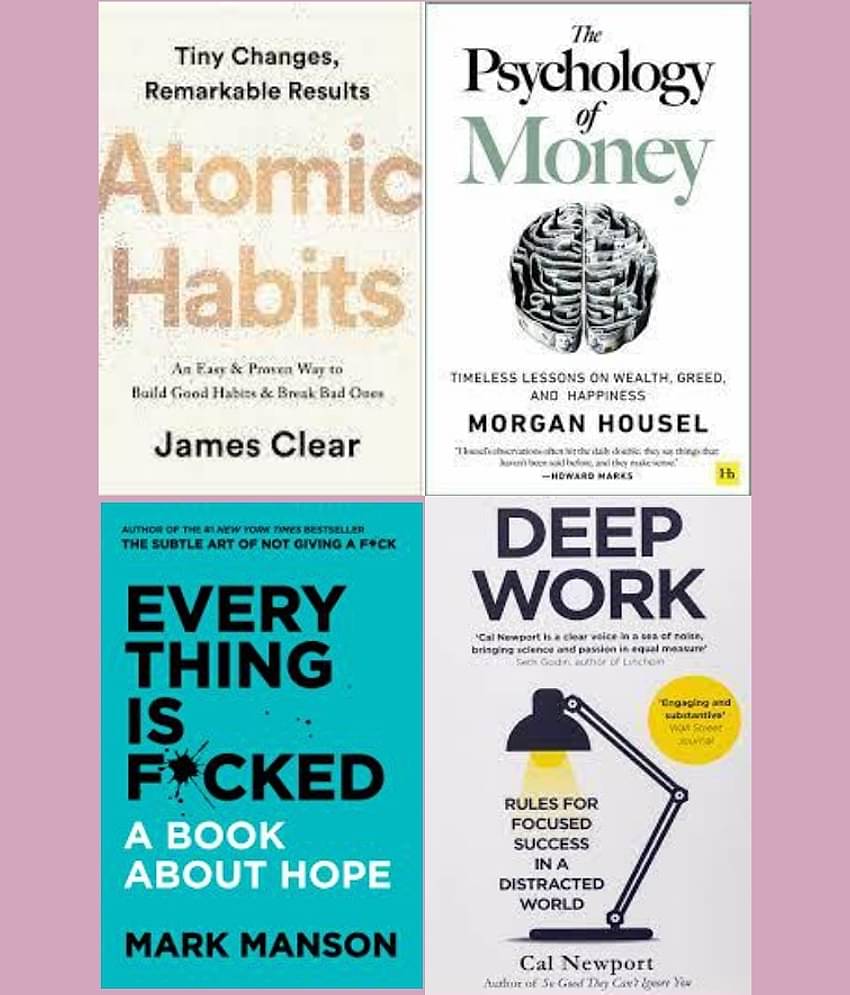 Atomic Habits + The Psychology of Money + Every Thing + Deep Work