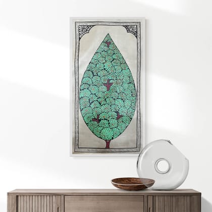 Tree of Life Patta Tussar Painting