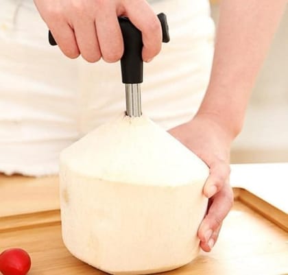 DHRUVINSRI Coconut Opener Tool/Driller with Comfortable Grip