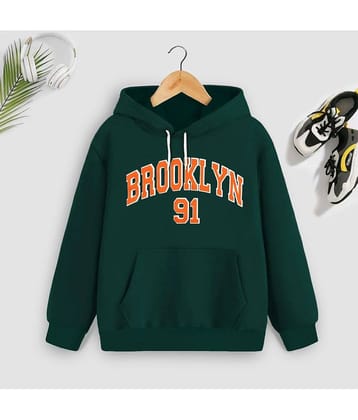 Trampoline Pack of 1 Boys Cotton Blend Sweatshirt ( Green )