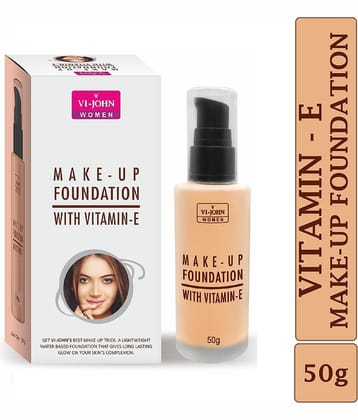 Vi-John Matte Liquid For All Skin Types Skin Light Foundation Pack of 1