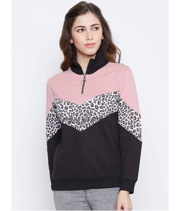 AUSTIN WOOD Fleece Multi Color Non Hooded Sweatshirt