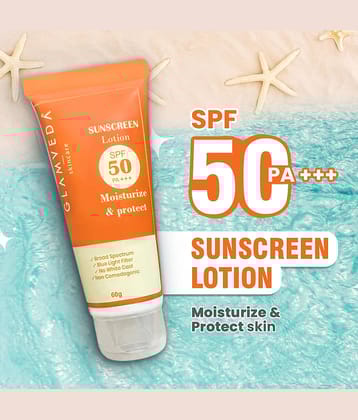 Glamveda SPF 50 Sunscreen Lotion For All Skin Type ( Pack of 1 )