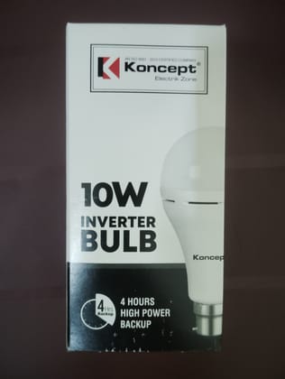 KONCEPT 10W INVERTER BULB 1YEAR WARENTY