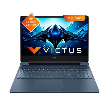 HP Victus, 12th Gen Intel Core i7-12650H,NVIDIA RTX 3050, 16GB DDR4, 512GB SSD (Win11, Office21, Blue,2.3kg) 144Hz, 9MS, IPS, 15.6-inch(39.6cm), Flicker-Free Gaming Laptop, Enhanced Cooling, fa1382TX