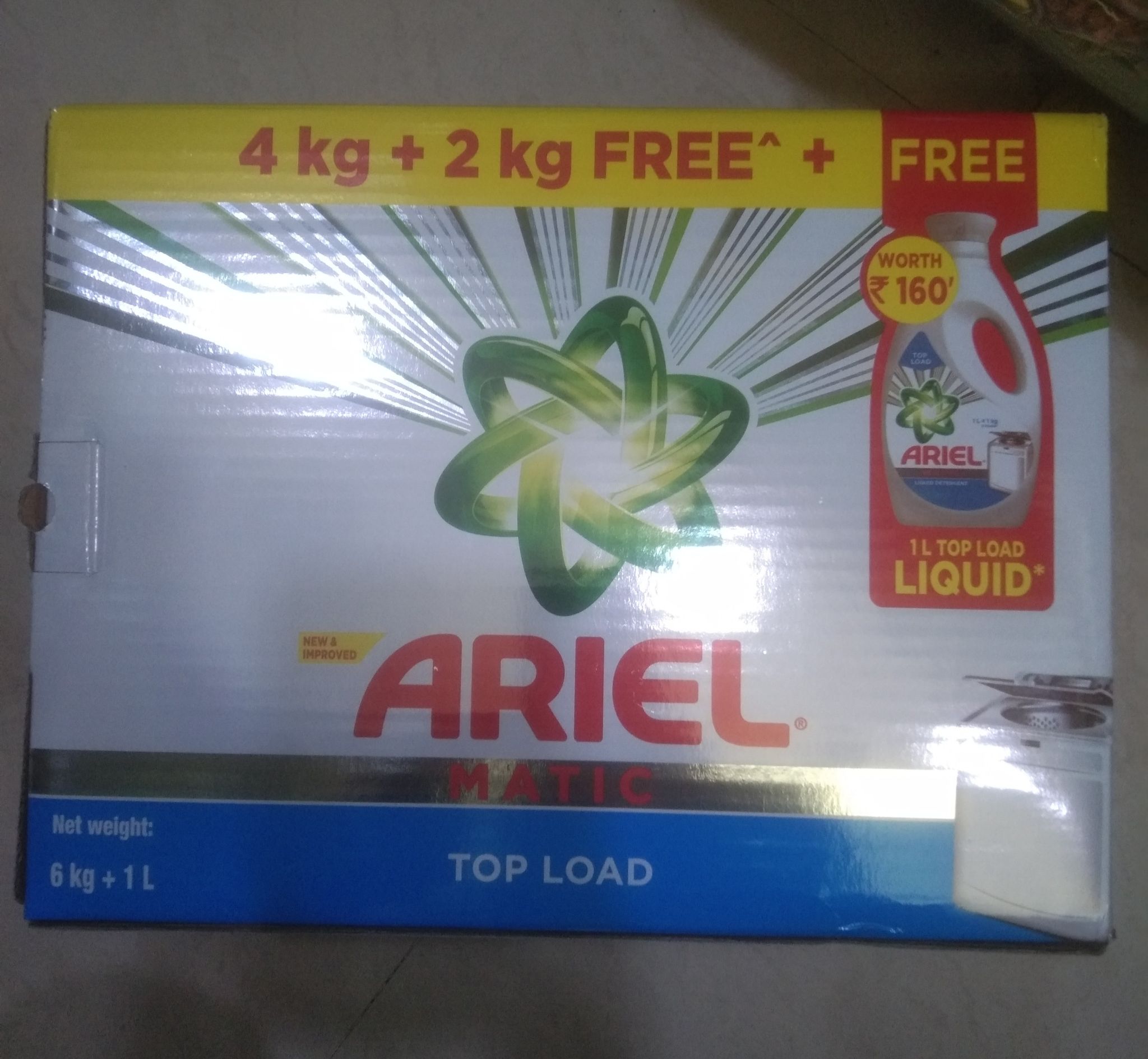 Ariel matic top load 6kg+1l