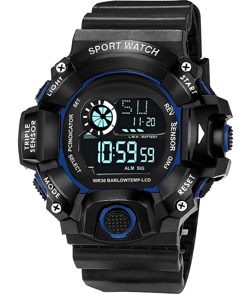 Hala - Blue Dial Digital Boys Watch ( Pack of 1 )