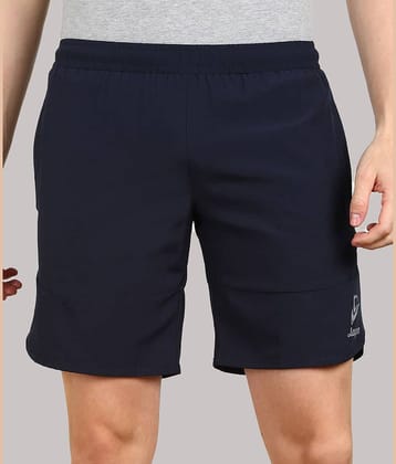 SLAGEN - Navy Polyester Men's Running Shorts ( Pack of 1 )