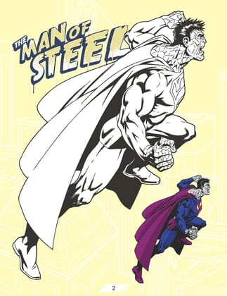 Superman Copy Colouring Book [Paperback] Dreamland Publications