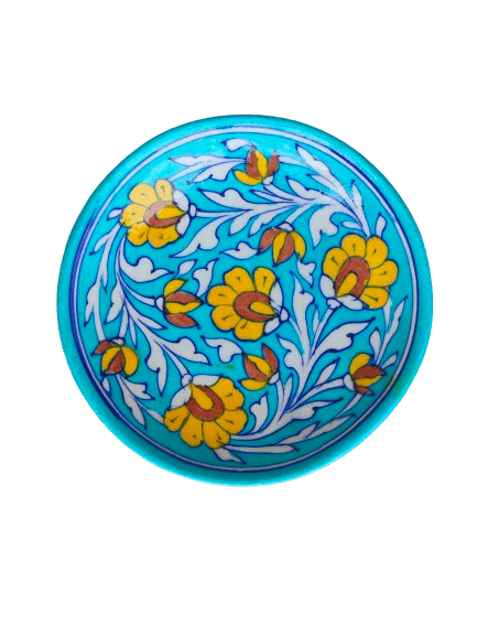 Blue Pottery Wall Hanging Plate