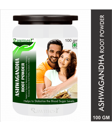 rawmest Organic Ashwagandha Powder 100 gm Pack Of 1