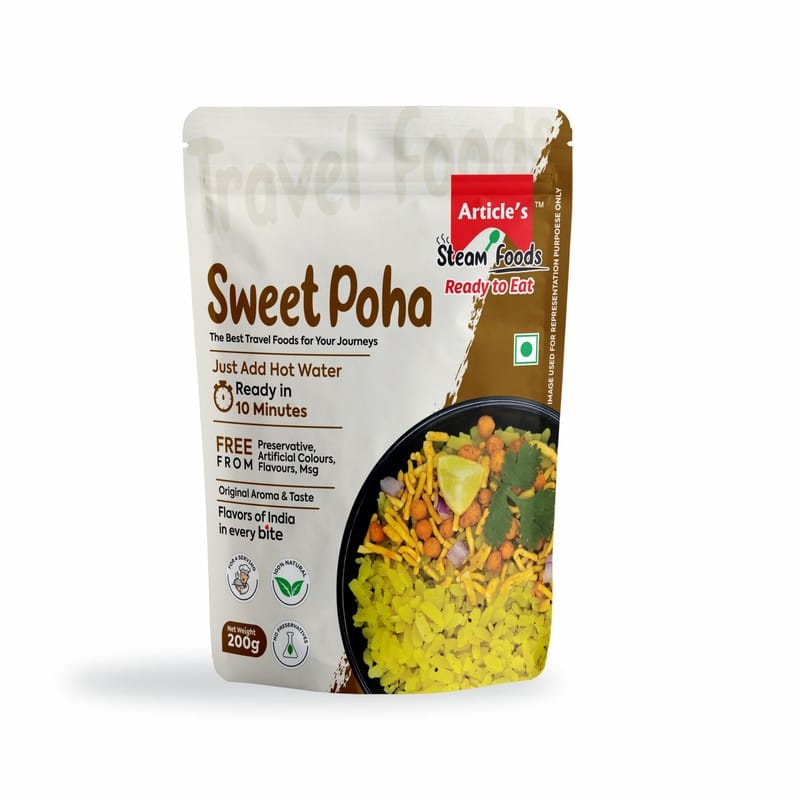 Article’s Sweet Poha – Ready to Eat 200g Indian Breakfast