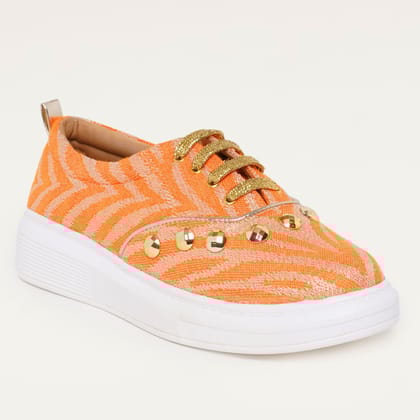 Juliet Sneakers in Royal Orange-37