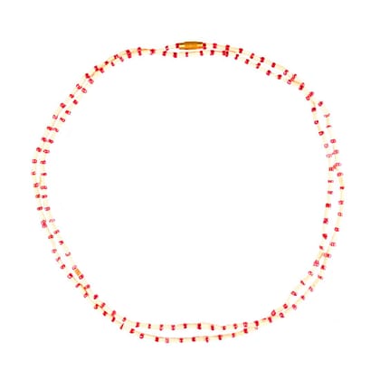 MAYAPURI Original 2 Round Tulsi Kanthi Mala/Holy Basil Wooden Mala, Adults Unisex (Red) MAYAPURI Original 2 Round Tulsi Kanthi Mala/Holy Basil Wooden Mala, Adults Unisex (Red)
