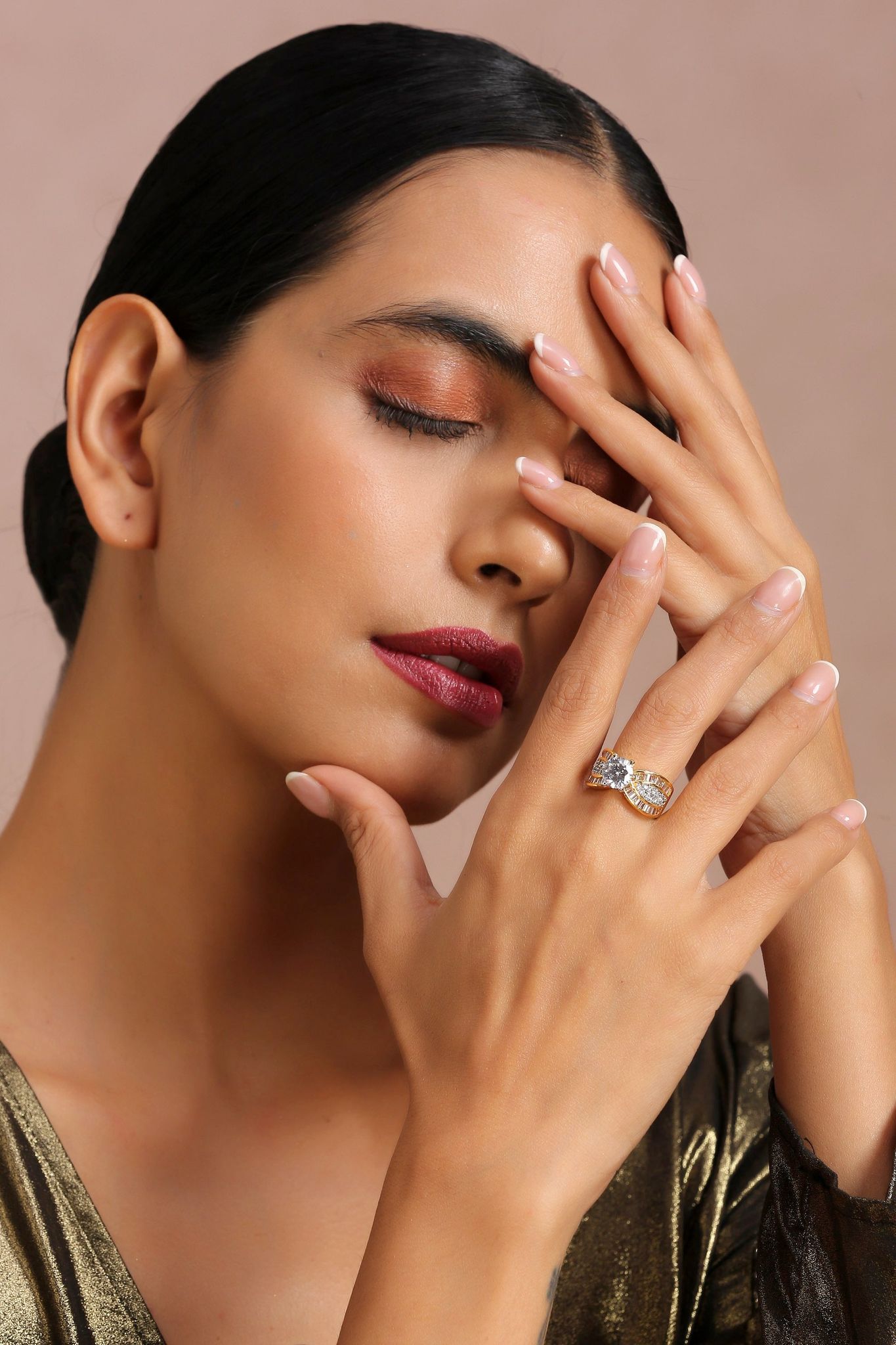 Carlos Zirconia Solitaire Ring-Zirconia / Silver