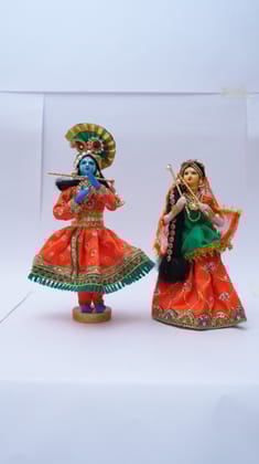 Radha Krishna Cotton Doll