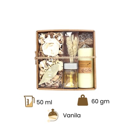 Vanilla Aroma Gift SetCream